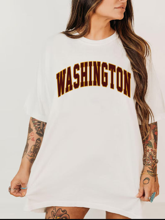 Washington 90s Style Football Sweatshirt, Washington Crewneck Commander Shirt, Washington Fan Gift, Sunday Football Shirt, Game Day
