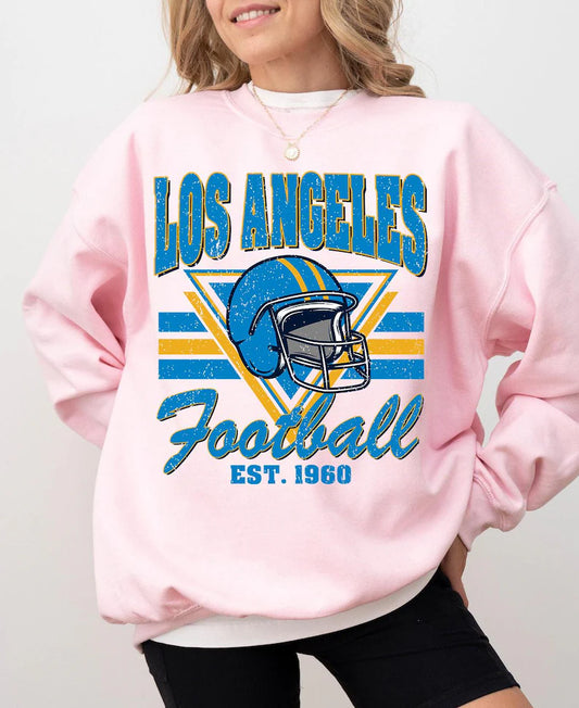 Los Angeles 90s Style Football Sweatshirt, Los Angeles Fan Crewneck, Los Angeles Football, Los Angeles Gift, Game Day Shirt, Sunday Sport