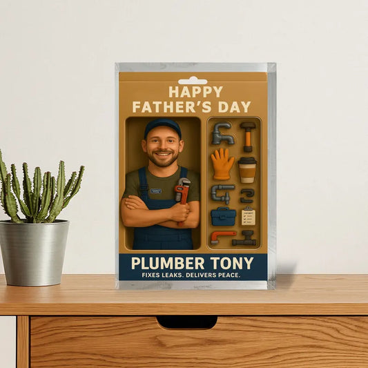 Personalized Father’s Day Gift –Celebrate Dad with a unique set of tools that fix leaks, solve problems, and deliver peace of mind every day