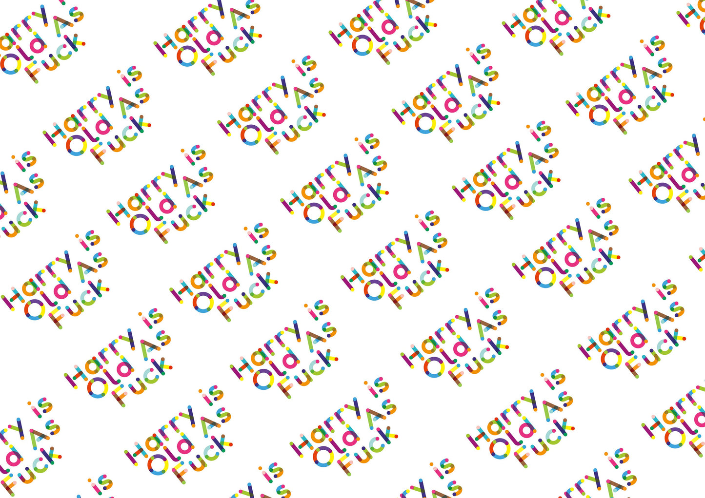 Personalised A3 Birthday Wrapping Paper, Birthday Paper, Profanity Paper, Custom Gift Wrap, Customised Swearing Wrapping Paper, 18+, Adult.