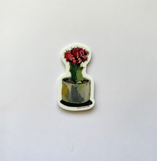 Moon Cactus | 3" Vinyl Sticker Decal | Waterproof Weatherproof | Plants