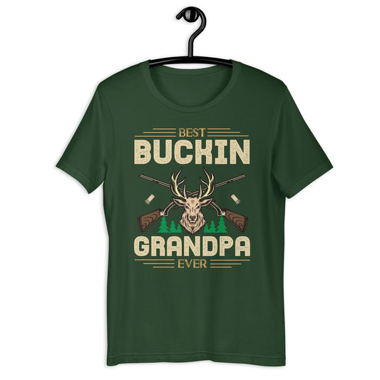Best Buckin Granpda Ever Shirt, grandpa hunting shirt, grandpa hunter, gift for grandpa hunting, hunting lover gift