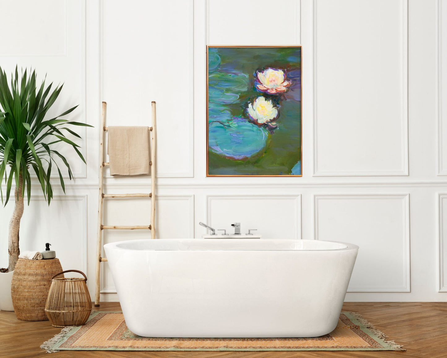 Claude Monet Exhibition Poster, Water lilies Claude Monet, Monet Exhibition Print, Claude Monet Floral Print, Landscape wall art