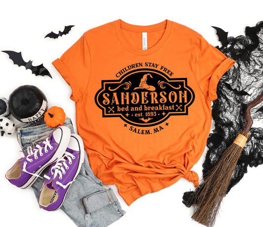 Sanderson Bed & Breakfast Tee Shirt - Halloween Movie Shirt - It's All Just A Bunch Of Hocus Pocus Shirt - Sanderson Sisters Shirt