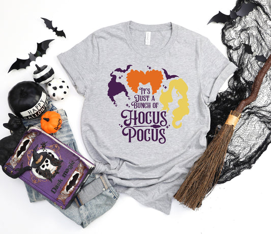 It's Just a Bunch of Hocus Pocus Shirt, Hocus Pocus Shirt, Halloween Shirt, Hocus Pocus Shirt, Basic Witch Shirt, Happy Halloween Shirt