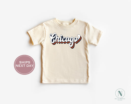 Retro Chicago Football Shirt, Vintage Chicago Football Shirt, Chicago Football Women Shirt, Chicago Football Toddler Shirt