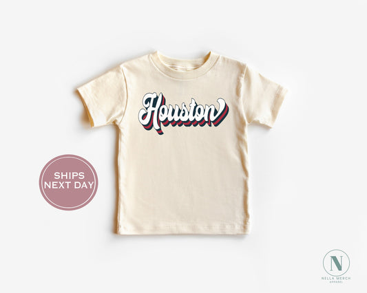 Houston Football Shirt, Retro Houston Football Shirt, Vintage Houston Women Shirt, Houston Texas Toddler Shirt