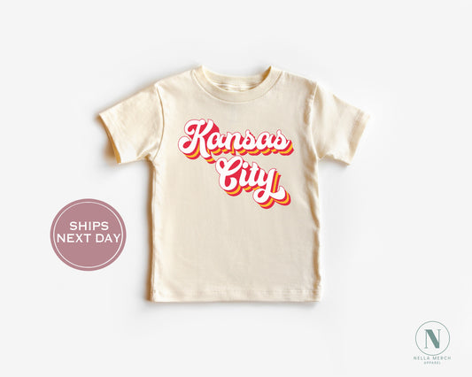 Retro Kansas City Football Shirt, Vintage Kansas City Football Shirt, Kansas City Football Women Shirt, Kansas City Football Toddler Shirt