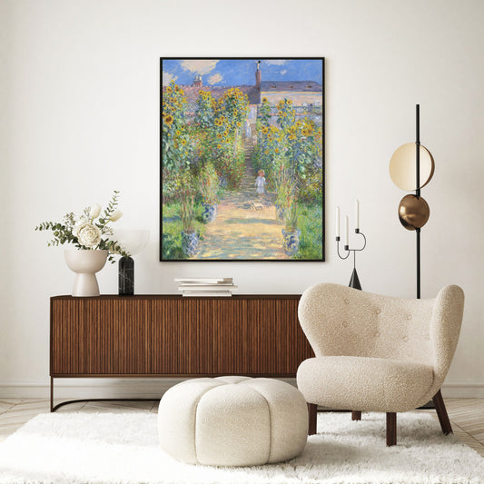 Claude Monet Exhibition Poster, Claude Monet Exhibition print, Monet wall decor, Monet wall art, Minimalist poster, mid century modern