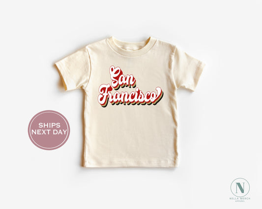 San Francisco Football Shirt, Vintage San Francisco Football Shirt, Retro San Francisco Women Shirt, San Francisco Football Toddler Shirt