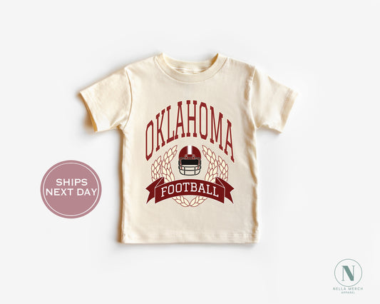 Retro Oklahoma Football Shirt, Vintage Oklahoma Football Tee, Tulsa Oklahoma T-Shirt, College Football Shirt