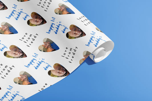 Personalised Mothers Day Gift Wrap, Names, Wrapping Paper, Pink, Customised, Wedding, Party, Engagement, Couples, Valentines, Anniversary