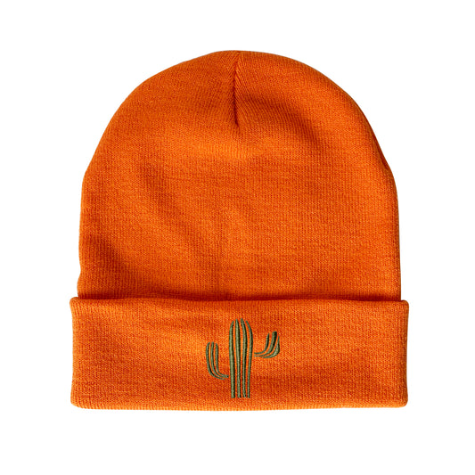 Desert Cactus Embroidered Beanie Winter Beanie