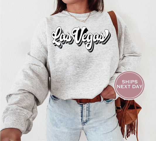 Las Vegas Football Sweatshirt, Vintage Las Vegas Crewneck, Retro Las Vegas Sweatshirt, Las Vegas Varsity Sweatshirt, Las Vegas Longsleeve
