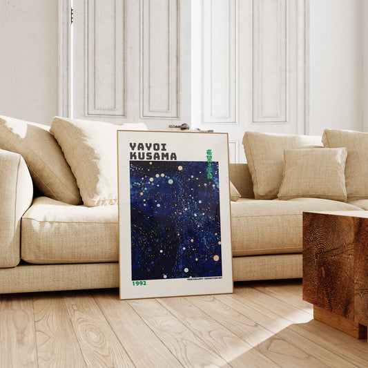 Yayoi Kusama Poster - Abstract Yayoi Kusama Print as Japanese Wall Art - Yayoi Kusama Inspired Japanese Gallery Wall Art - Home Wall Decor