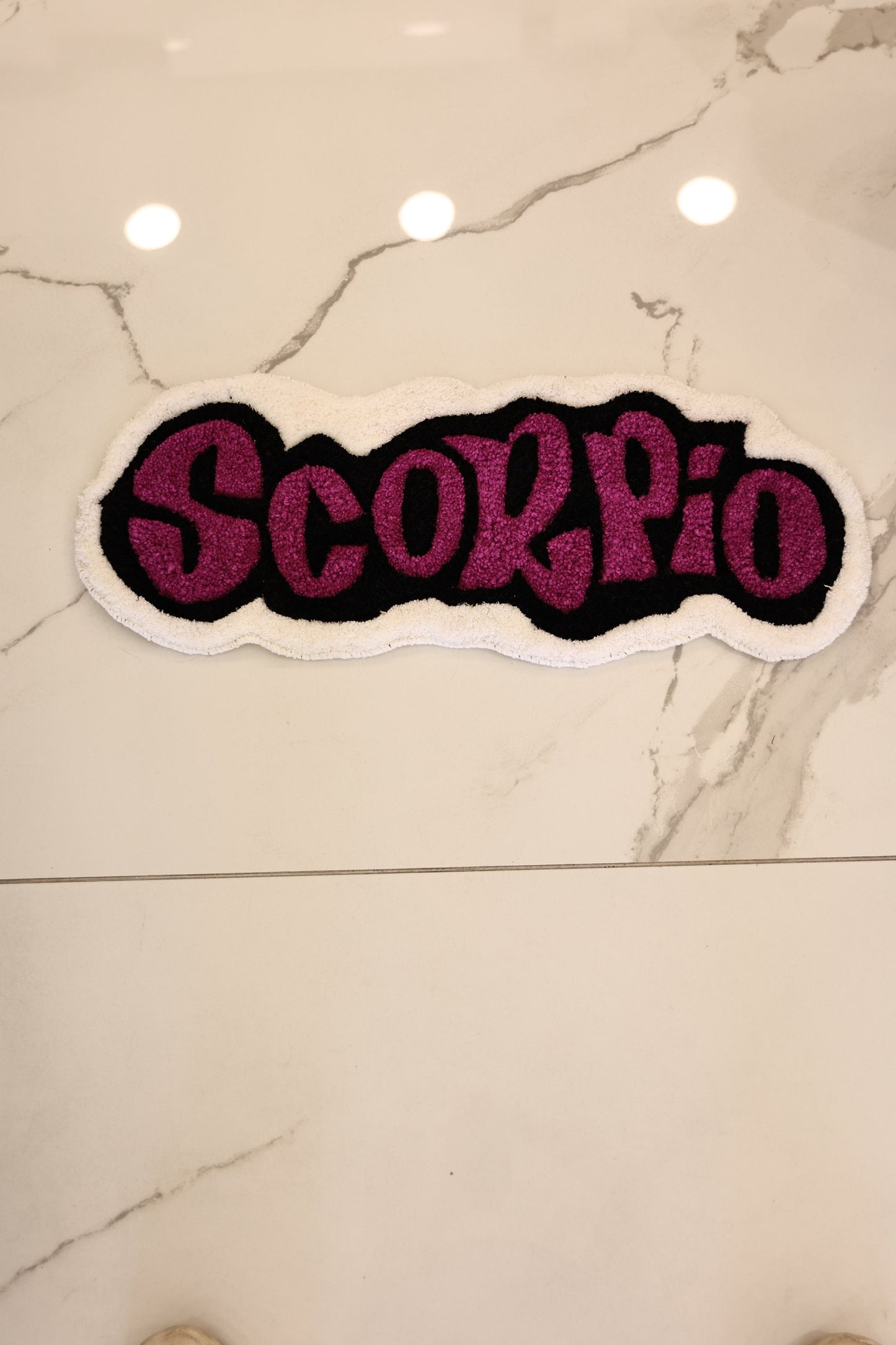 Custom Sign Name Tufted Rug, Custom Beauty Salon Logo, Aesthetic Home Decor, Best Friend Birthday Gifts