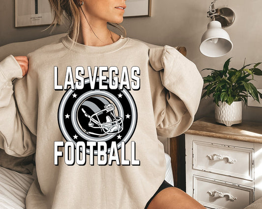 Las Vegas Football Sweatshirt, Vintage Las Vegas Crewneck, Retro Las Vegas Sweatshirt, Las Vegas Varsity Sweatshirt, Las Vegas Longsleeve