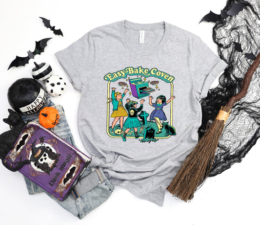 Easy Bake Coven 90s Horror Movie Fan Sweatshirt, Halloween Hoodie, Scary Halloween Crewneck, Witchy Vibes Hoodie, Spooky Season Gift