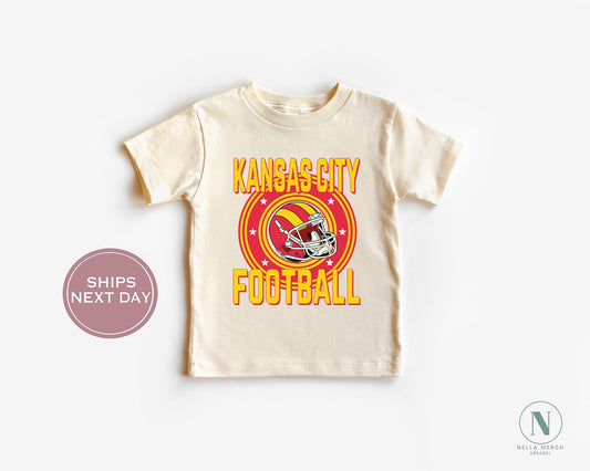 Retro Kansas City Football Shirt, Vintage Kansas City Football Shirt, Kansas City Football Women Shirt, Kansas City Football Toddler Shirt