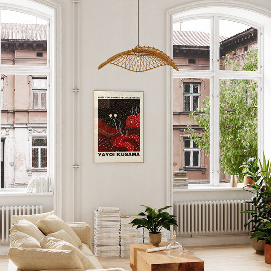 Yayoi Kusama Print - Abstract Yayoi Kusama Poster as Japanese Wall Art - Yayoi Kusama Inspired Japanese Gallery Wall Art - Home Wall Decor