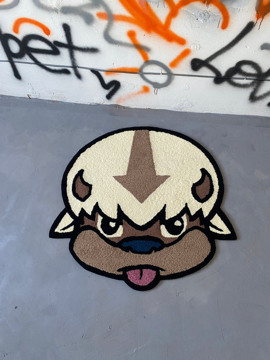 Tufted Character Anime, Non-slip rug, Living room floor mat, Teenage Room Bedroom Decor, Cartoon Lover Gift, Fluffy Rug, Handmade Rug