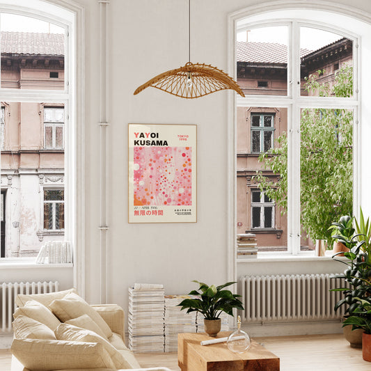 Yayoi Kusama Print - Abstract Yayoi Kusama Poster as Japanese Wall Art - Yayoi Kusama Inspired Japanese Gallery Wall Art - Home Wall Decor