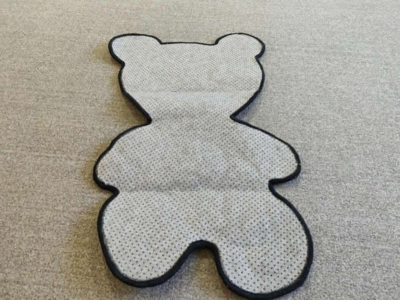 Drew House Theodore Bear Floor Mat Washable Area Runner Rugs Living Room Carpets