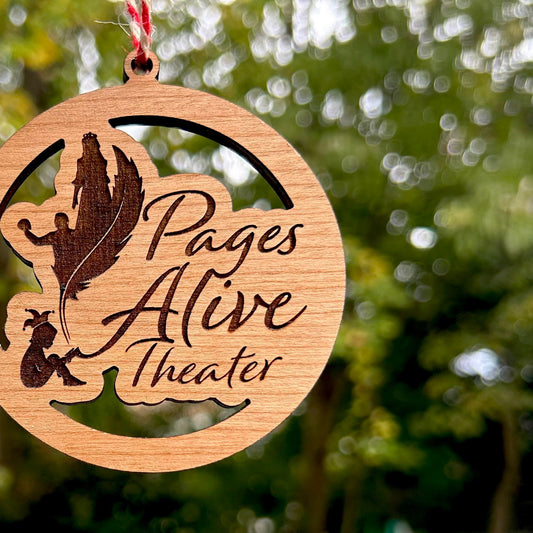 Custom Wood Logo Ornament | Company Gift | Church Gift | Club Gift | School Gift | Engraved Ornament | Team Gift | Gift Shop