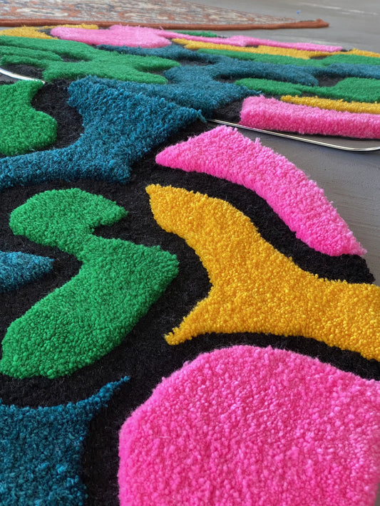 Tufted 3D Rug, Modern Funny Rug, Bedroom Rug, Aesthetic Rug, Cute Rug, Personalized Tufted Rug, Living room floor mat