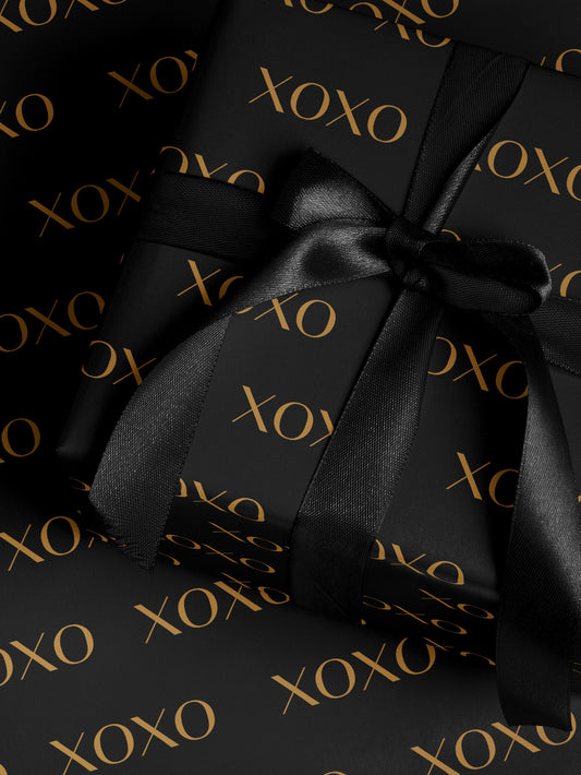 XOXO Wrapping Paper Love Gift Wrap for Special Occasion Wrapping Paper Wedding Gift for Valentines Day Gift for Her Date Night Gift
