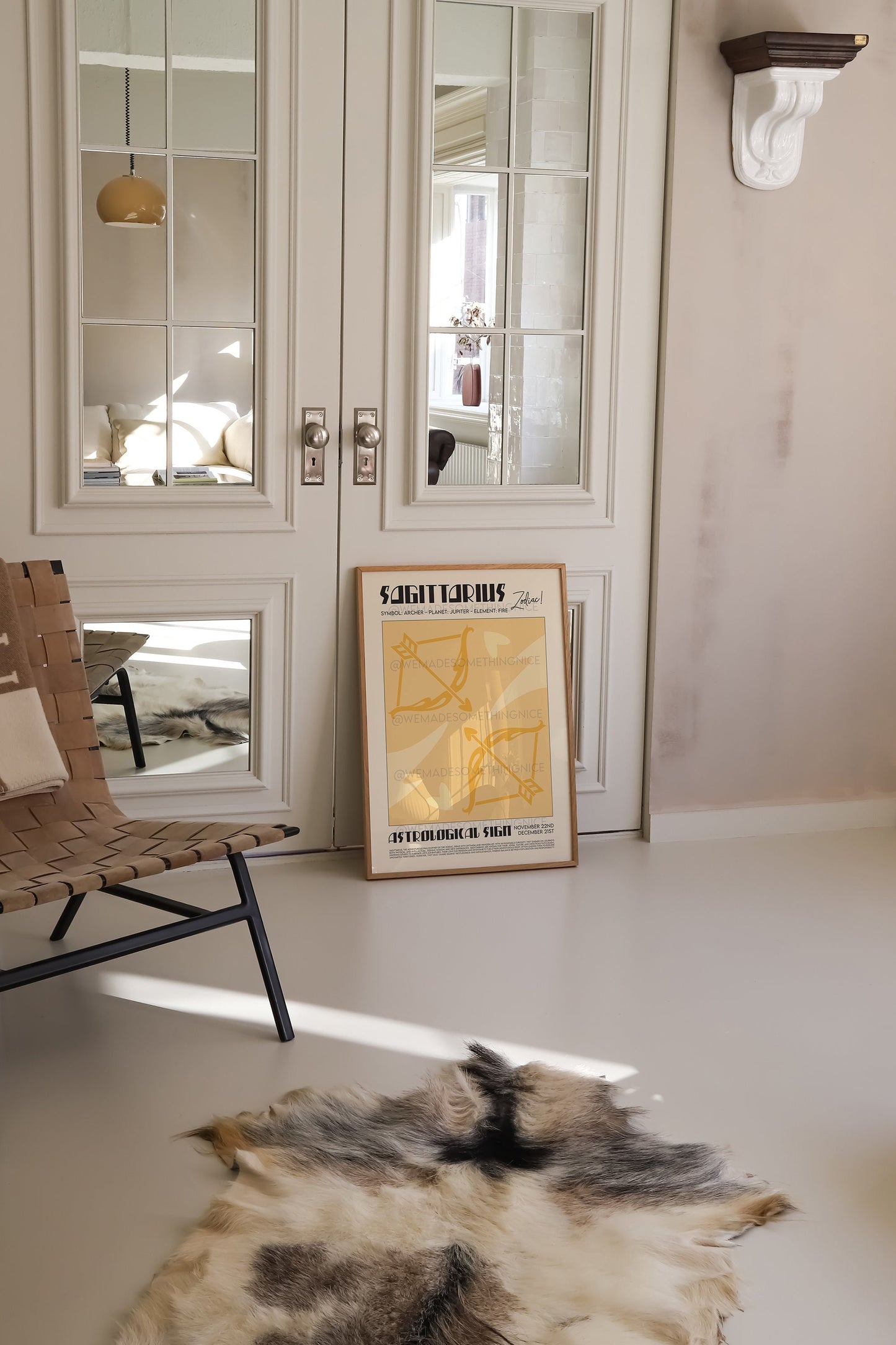 Sagittarius Poster, Horoscope Print, Horoscope Art, Zodiac Poster, Astrological Wall Art, Horoscope Gift