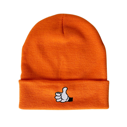 Cartoon Thumbs Up Embroidered Beanie thumbs up signal beanie hat Winter Hat