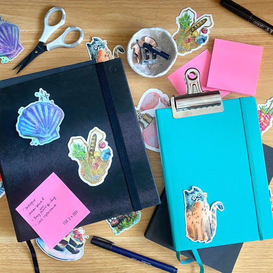 Sparkle Sea Shell | 3" Holographic Sticker Decal | Waterproof Weatherproof | Ocean Seashells