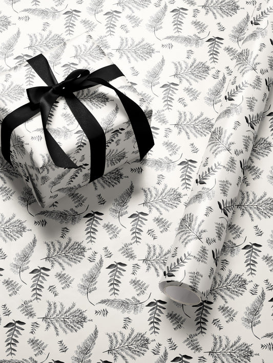 Branch Wrapping Paper Roll Anniversary Gift for Her Classic Wrapping Paper Elegant Gift Wrap Vintage Wrapping Paper Wedding Gift Wrap Paper