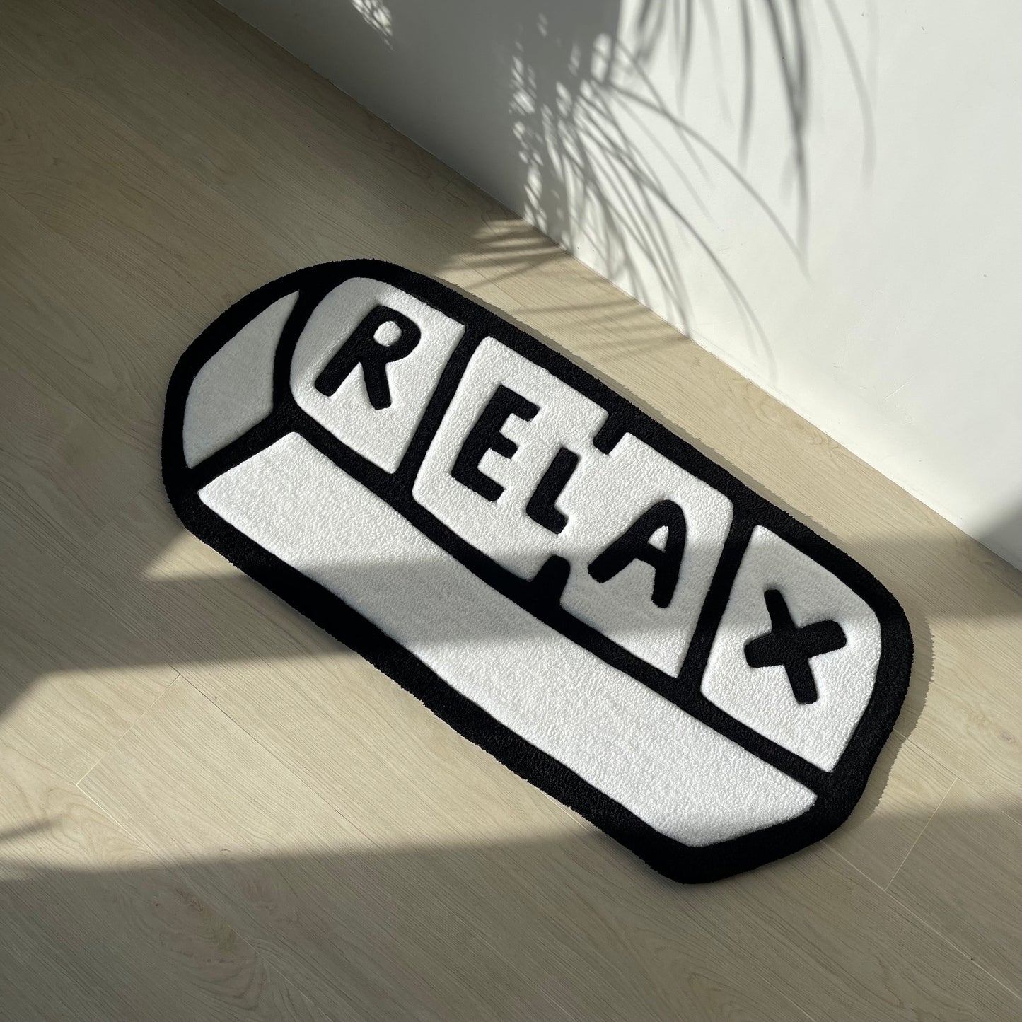 Relax Pill Rug: Handmade Tufted Funny Design Carpet