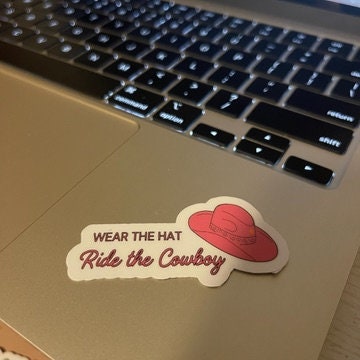 Cowboy romance stickers, cowboy romance era, kindle, romance reader, ride the cowboy, cowboy hat, booktok, bookish stickers