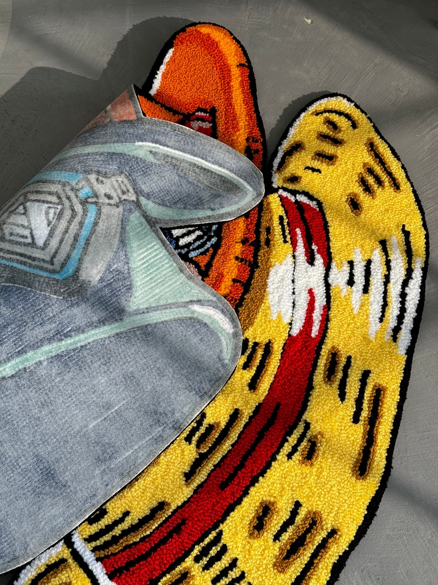 Anime Tufted Rug, Popular Cartoon Characters, Floor Art, Living room rug