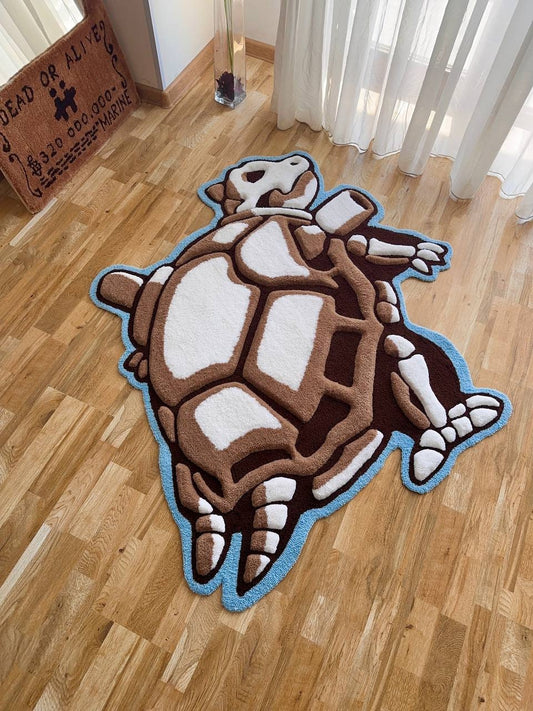 Skeleton tufted rug,3d skull rug, handmade tufted custom rug, living room decor rug, bedroom carpet, area carpet