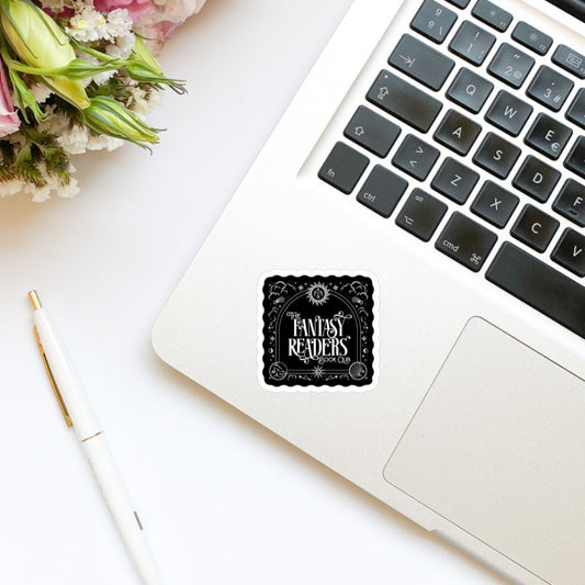 The Fantasy Readers Book Club Sticker | Book Sticker | Water Bottle Sticker | Bookish Stickers | Kindle Sticker | Book Lover | Romantasy