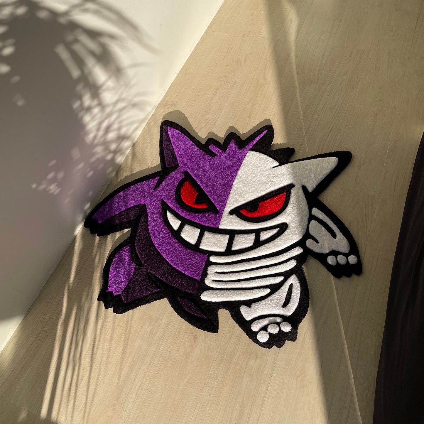 3D Cartoon Rug: Acrylic Tufted Skeleton Decor