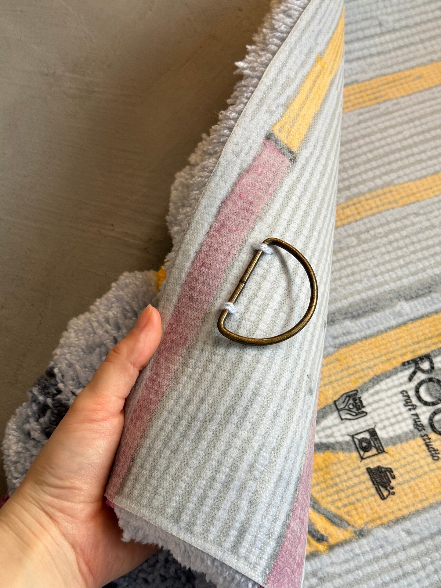 Tufted Cartoon 3D Rug, Wall Decor Rug, Handmade floor art, Gift for Father day, Home Decor Rug