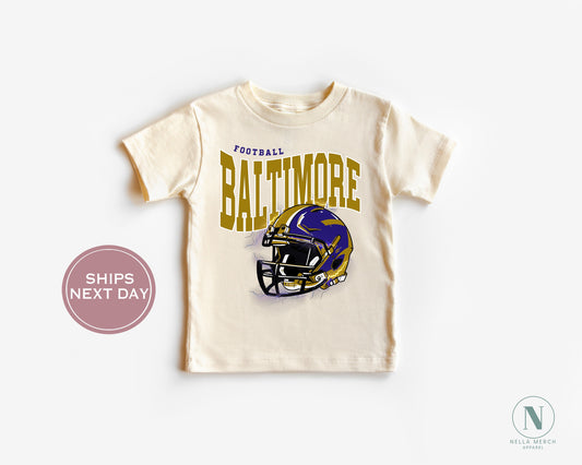 Retro Baltimore Football Shirt, Vintage Baltimore Football Shirt, Baltimore Football Women Shirt, Baltimore Football Toddler Shirt
