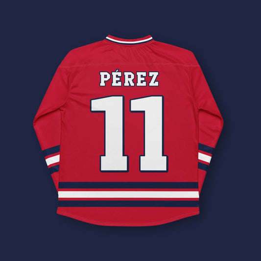 Racing Oversize Unisex Hockey Jersey – Oversized Streetwear Sweatshirt for Unisex Comfort and Racing Look