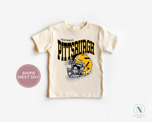 Pittsburgh Football Shirt, Vintage Pittsburgh Football Shirt, Retro Pittsburgh Women Shirt, Pittsburgh Football Toddler Shirt