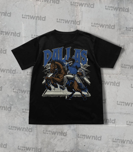 Dallas Football Shirt - Graphic Tees - Skeleton Shirt - Merch Tee - Gift Shirt - Bootleg Shirt - Vintage - Skeleton Football Shirt
