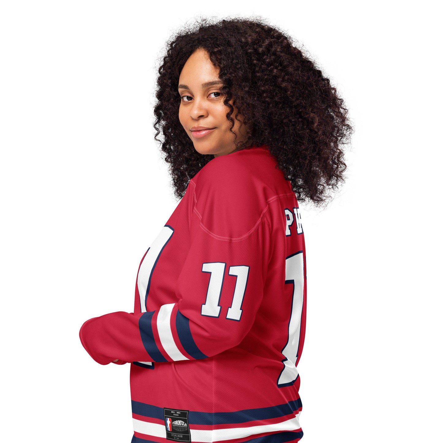 Racing Oversize Unisex Hockey Jersey – Oversized Streetwear Sweatshirt for Unisex Comfort and Racing Look