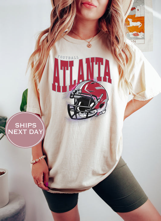Retro Atlanta Football Shirt, Vintage Atlanta Football Shirt, Atlanta Football Women Shirt, Trendy Atlanta Football Shirt, Game Shirt