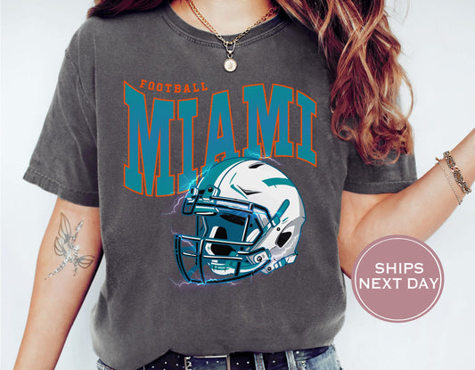 Retro Miami Football Shirt, Vintage Miami Football Shirt, Miami Football Shirt, Trendy Miami Football Shirt, Game Shirt