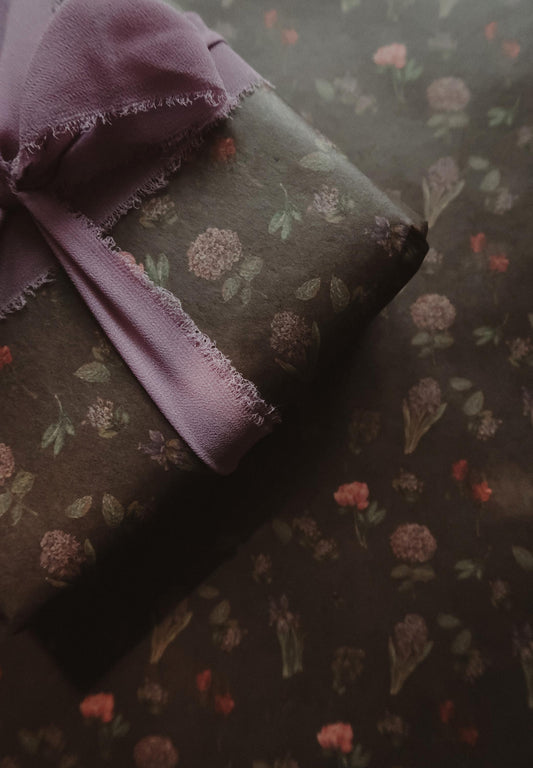 Garden flowers wrapping paper, Gift Wrap, gift wrapping paper, Gift Warp, Wrapping paper, gift paper, floral wrapping paper, recycled