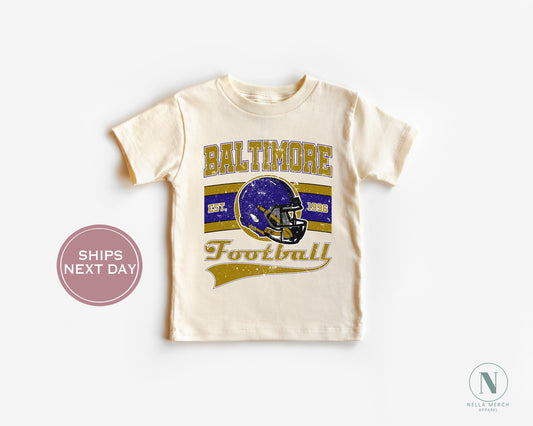 Retro Baltimore Football Shirt, Vintage Baltimore Football Shirt, Baltimore Football Women Shirt, Baltimore Football Toddler Shirt